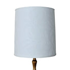 Warm white, leaf embossed, drum.